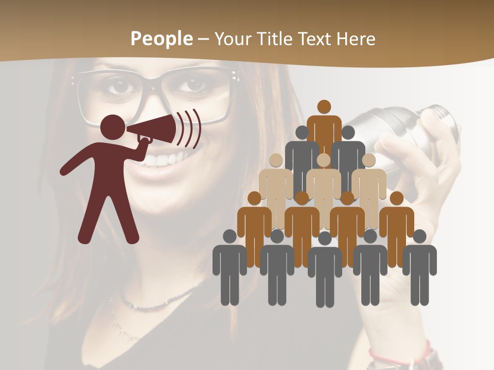 Woman Modern Gorgeous PowerPoint Template