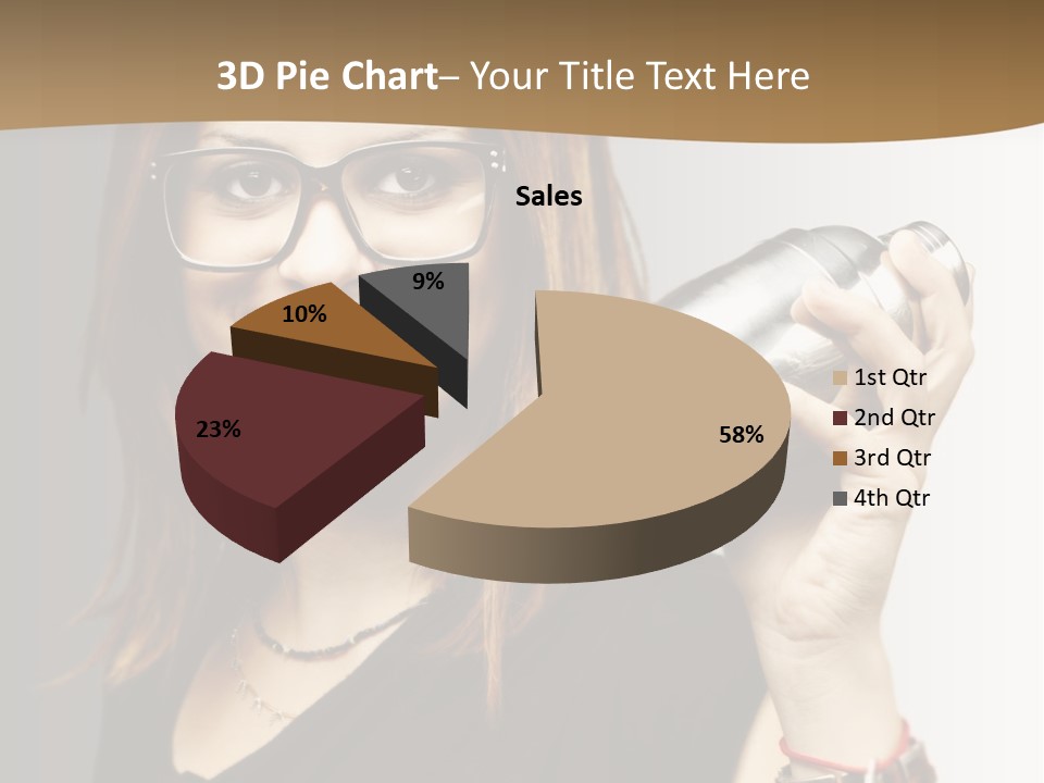 Woman Modern Gorgeous PowerPoint Template