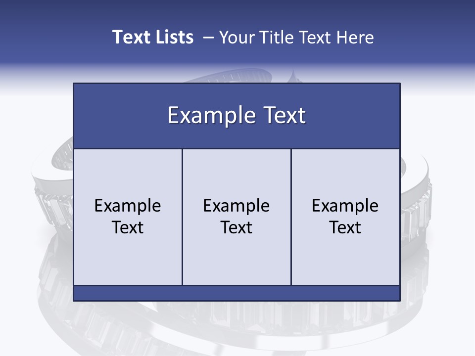 Two Wedding Rings With Diamonds On A Reflective Surface PowerPoint Template