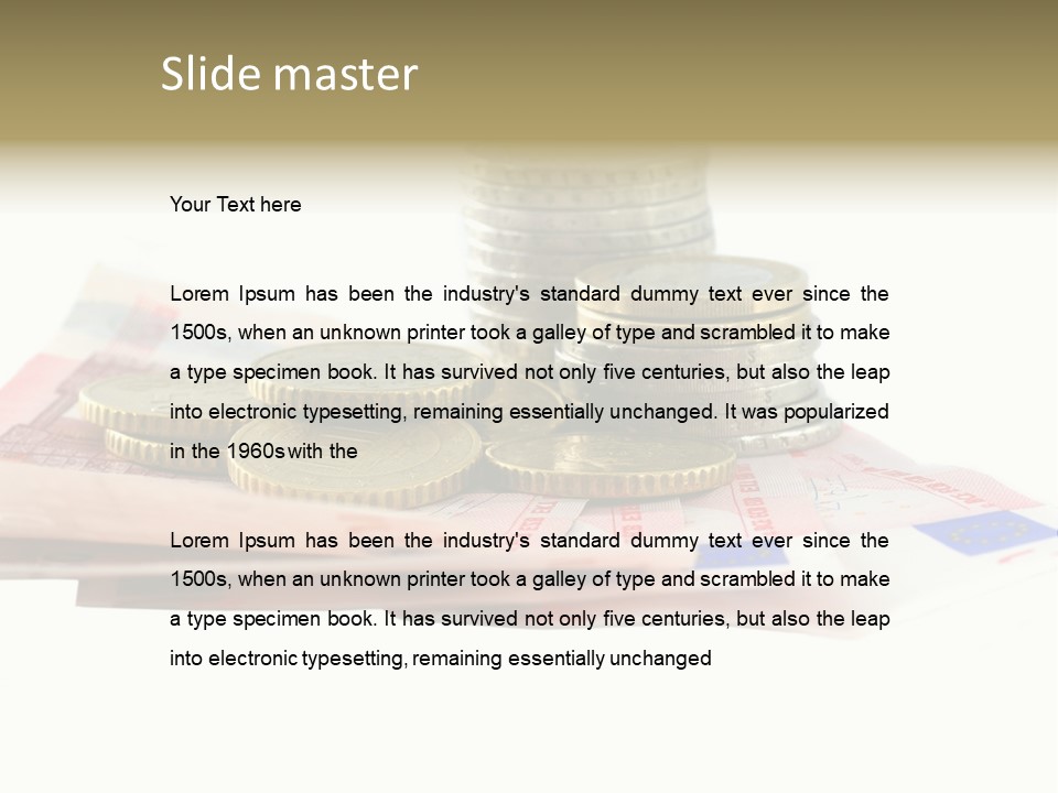 Black Flush Entertainment PowerPoint Template