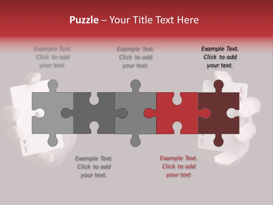 Black Flush Entertainment PowerPoint Template