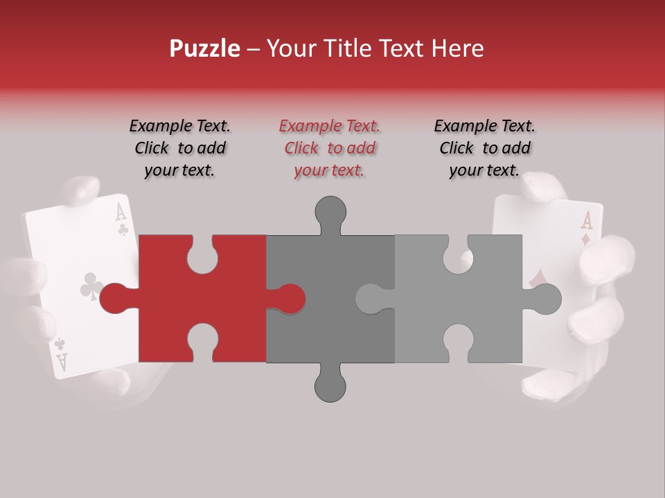 Black Flush Entertainment PowerPoint Template