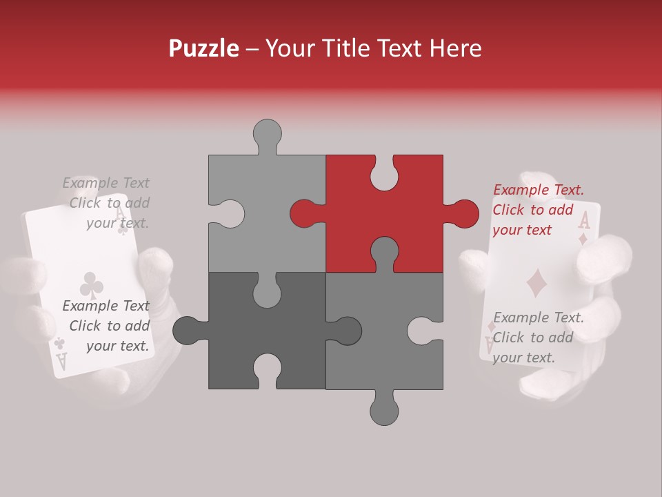 Black Flush Entertainment PowerPoint Template