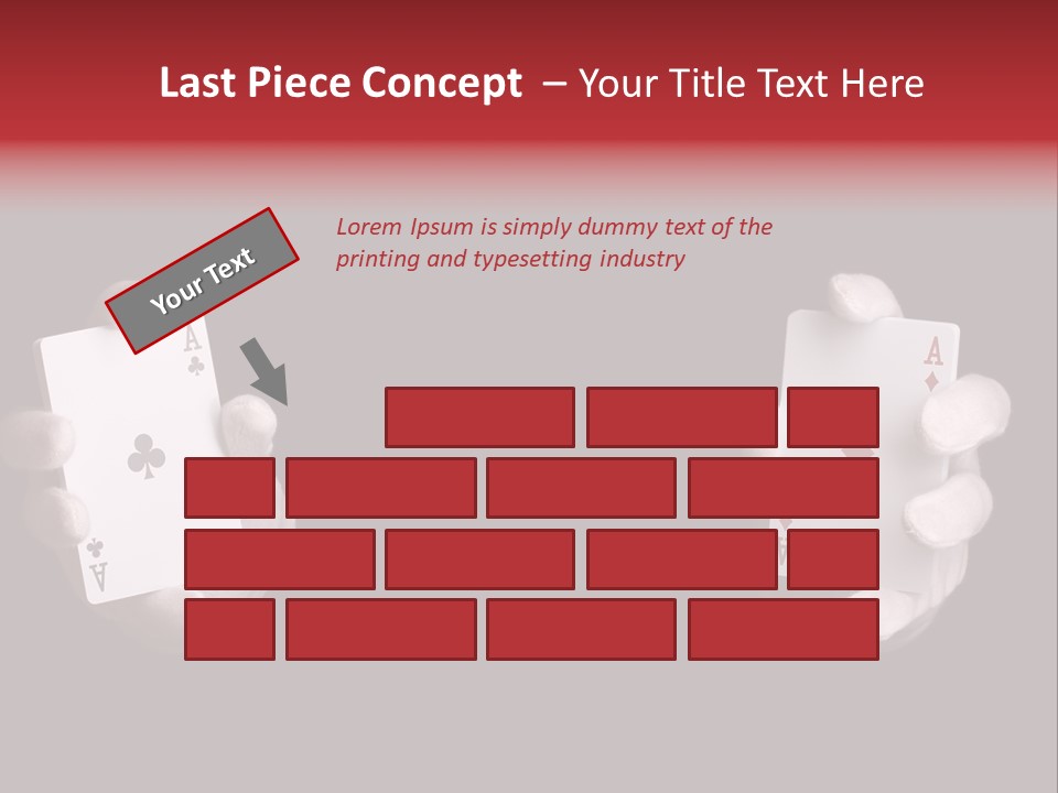 Black Flush Entertainment PowerPoint Template