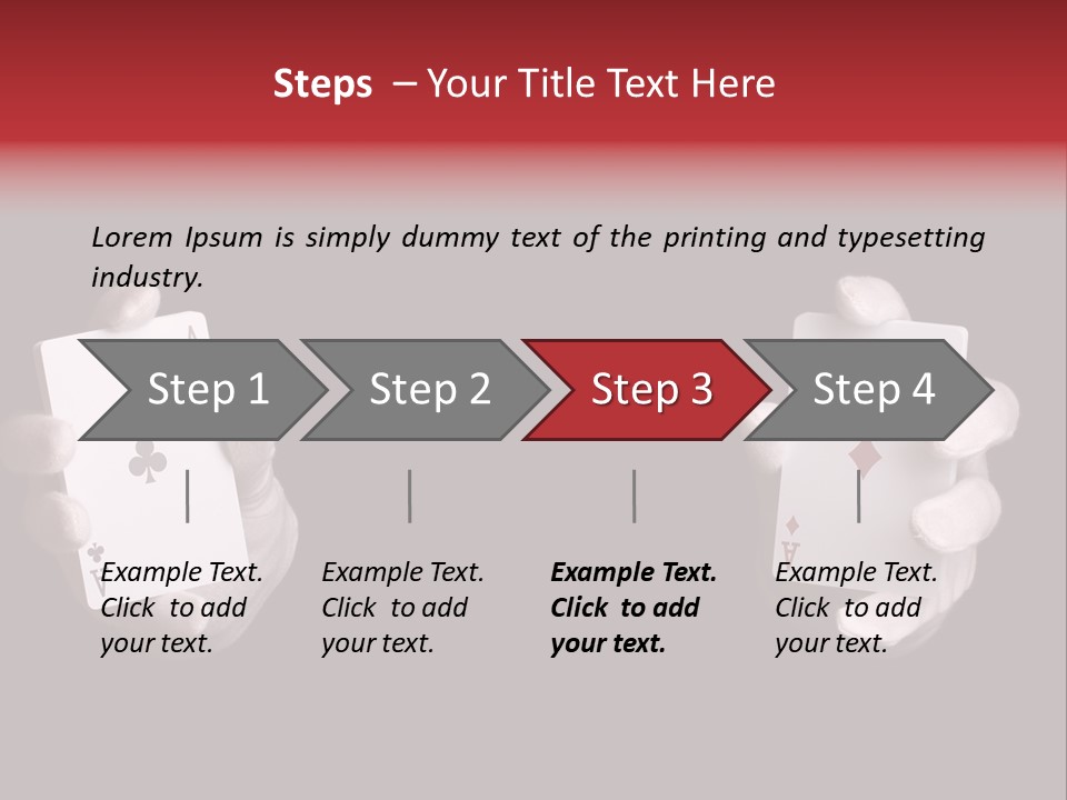 Black Flush Entertainment PowerPoint Template