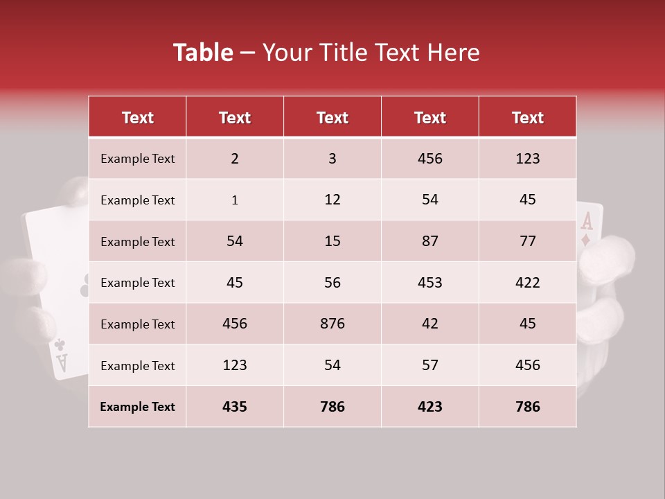 Black Flush Entertainment PowerPoint Template
