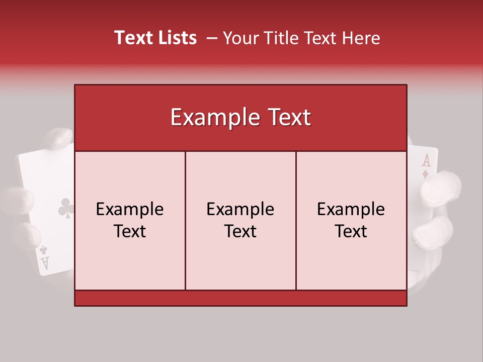 Black Flush Entertainment PowerPoint Template