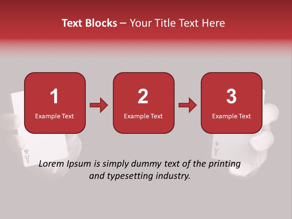Black Flush Entertainment PowerPoint Template