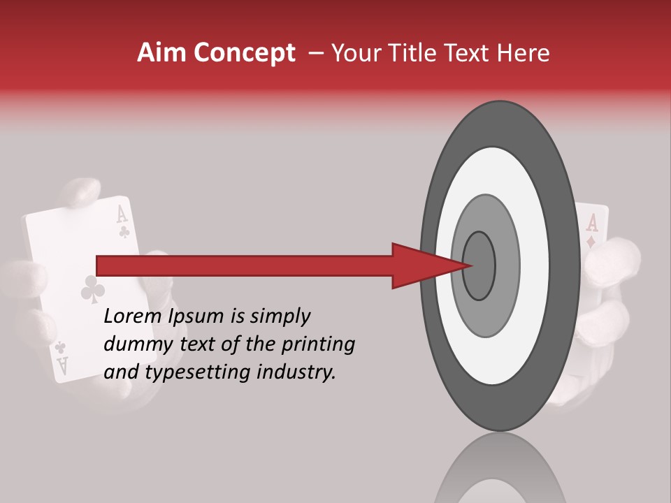 Black Flush Entertainment PowerPoint Template