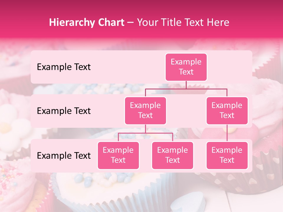 A Bunch Of Cupcakes That Are On A Table PowerPoint Template