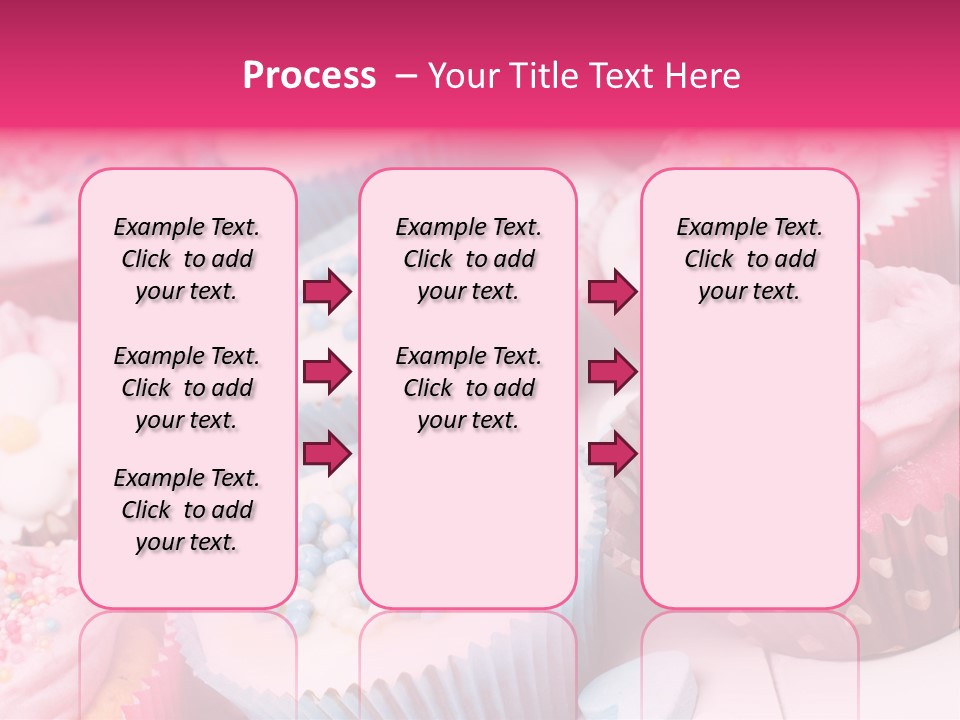 A Bunch Of Cupcakes That Are On A Table PowerPoint Template