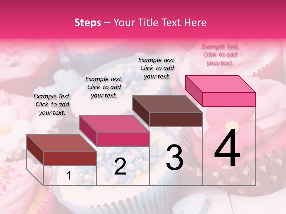 A Bunch Of Cupcakes That Are On A Table PowerPoint Template