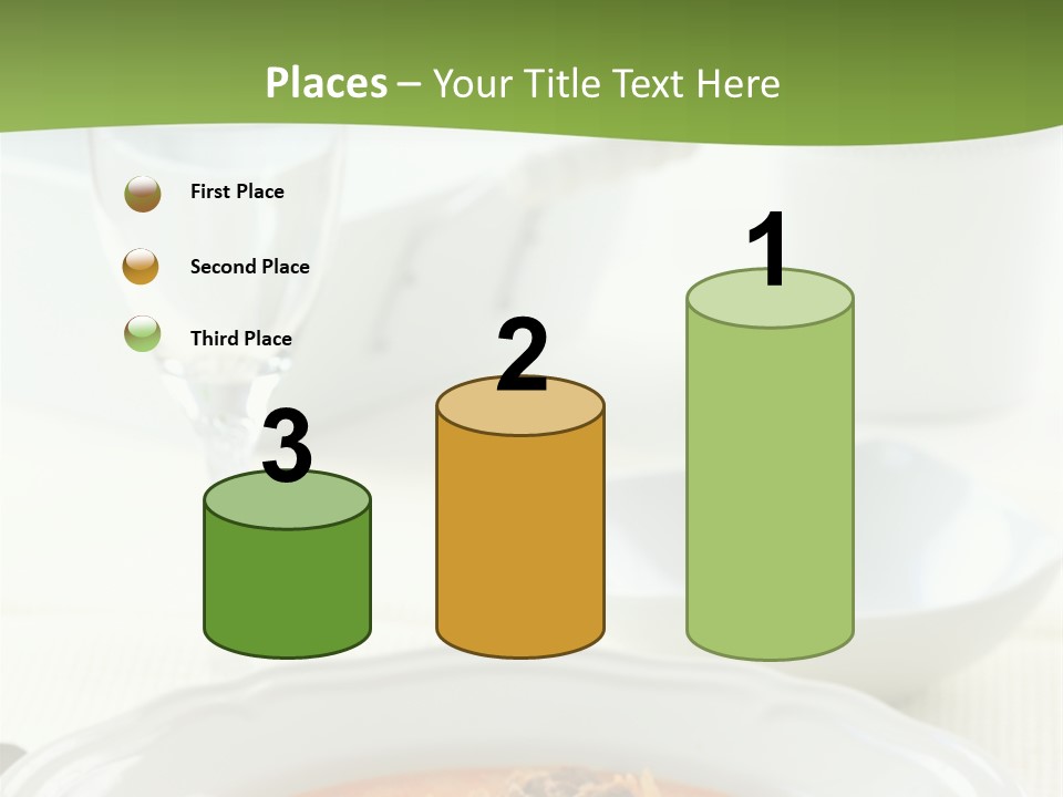 A Bowl Of Soup On A Table With A Glass Of Water PowerPoint Template