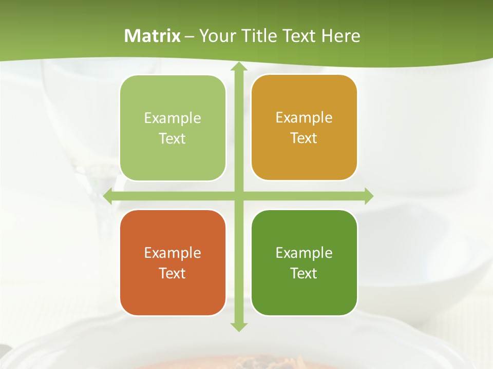 A Bowl Of Soup On A Table With A Glass Of Water PowerPoint Template