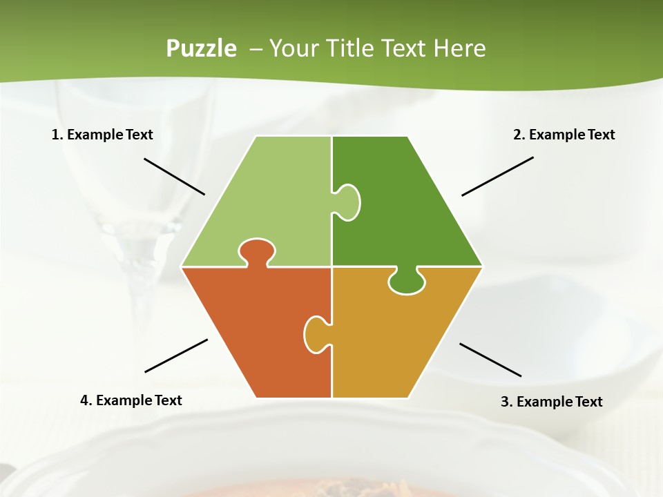 A Bowl Of Soup On A Table With A Glass Of Water PowerPoint Template