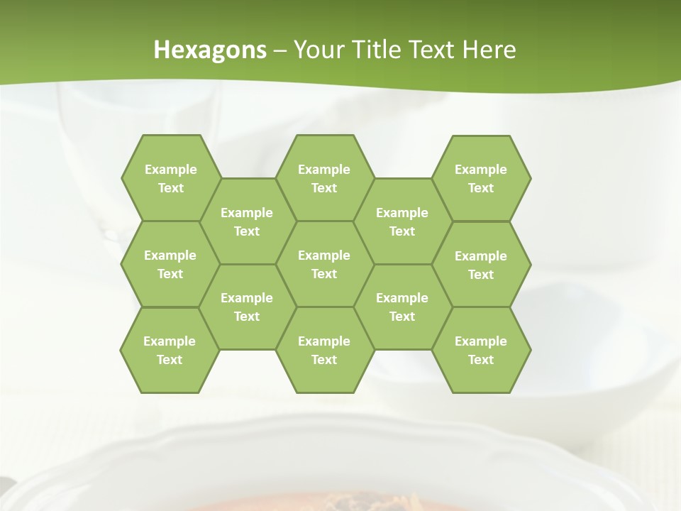 A Bowl Of Soup On A Table With A Glass Of Water PowerPoint Template