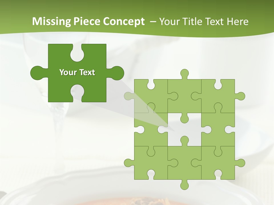 A Bowl Of Soup On A Table With A Glass Of Water PowerPoint Template