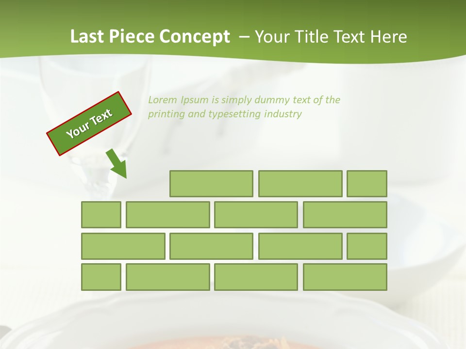 A Bowl Of Soup On A Table With A Glass Of Water PowerPoint Template