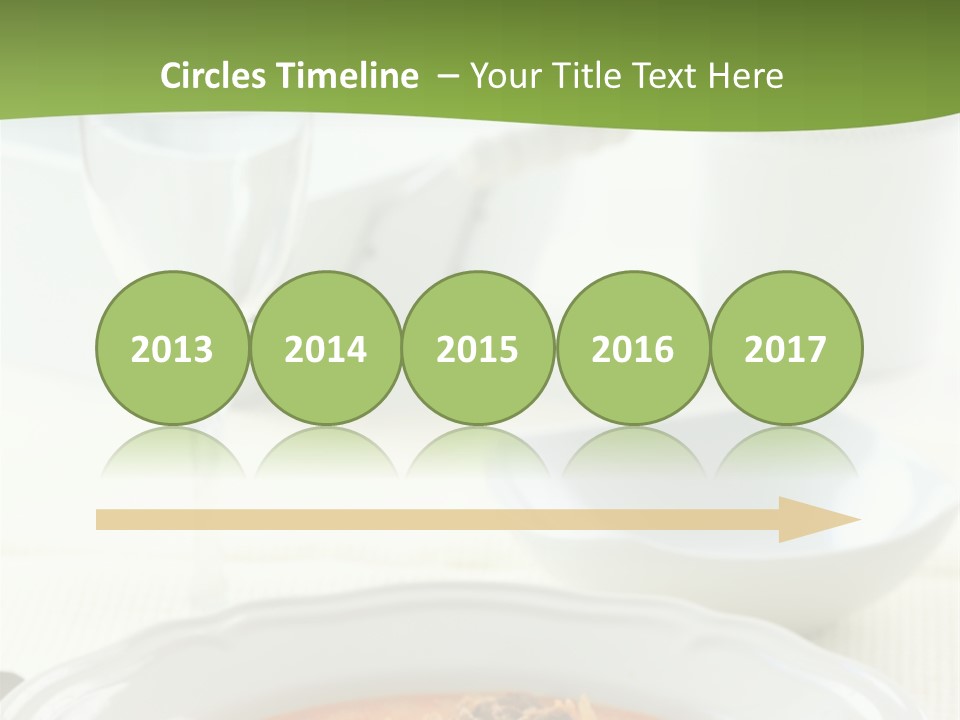 A Bowl Of Soup On A Table With A Glass Of Water PowerPoint Template