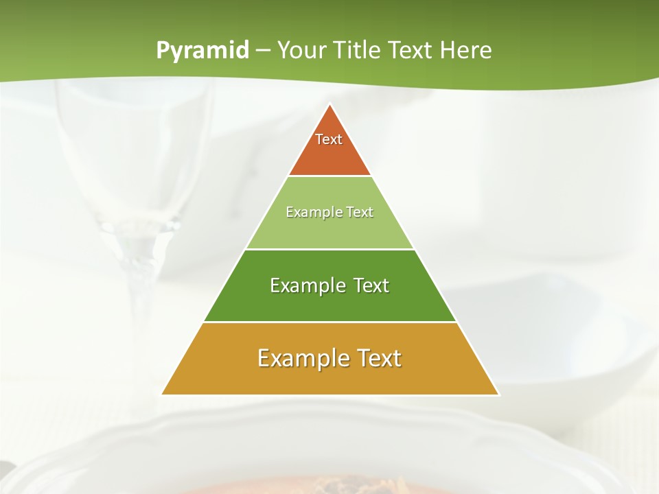 A Bowl Of Soup On A Table With A Glass Of Water PowerPoint Template
