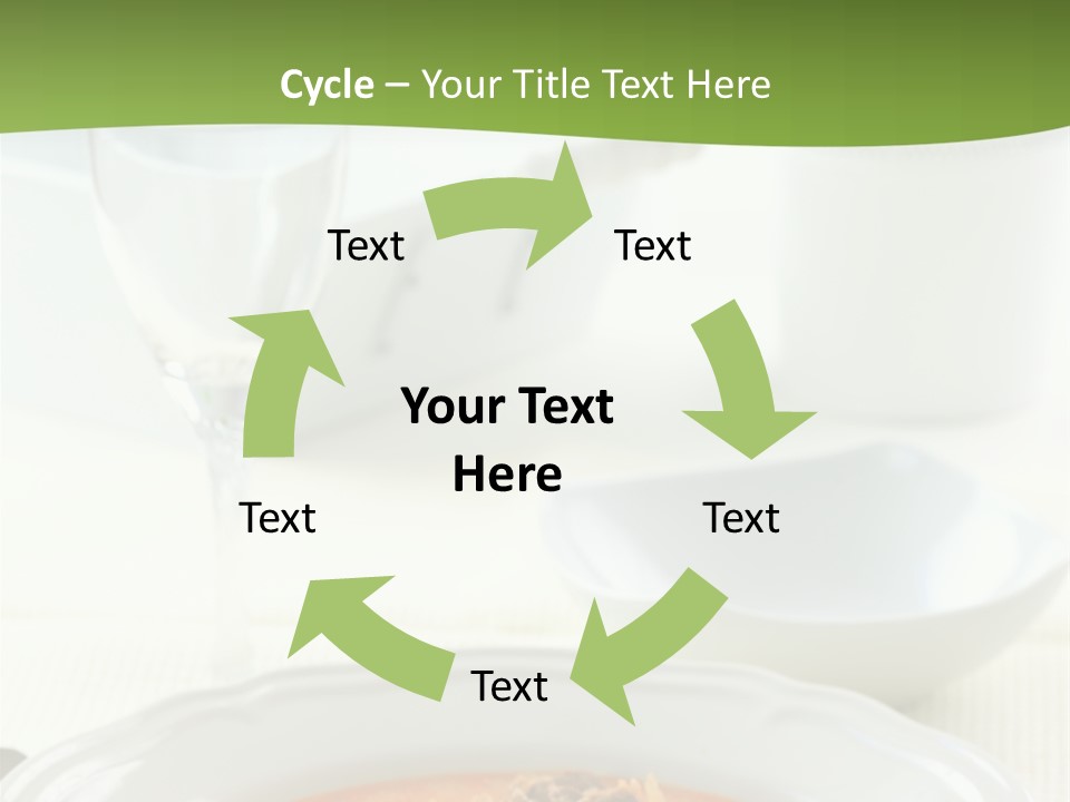 A Bowl Of Soup On A Table With A Glass Of Water PowerPoint Template