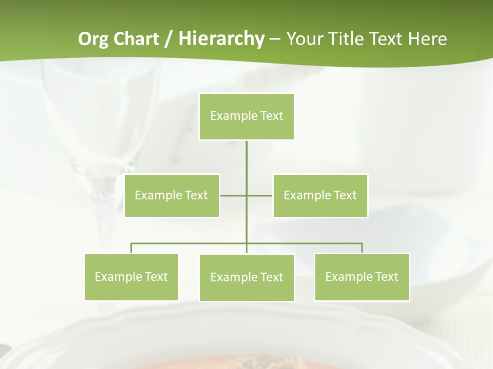 A Bowl Of Soup On A Table With A Glass Of Water PowerPoint Template