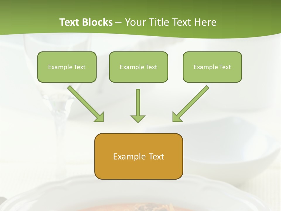 A Bowl Of Soup On A Table With A Glass Of Water PowerPoint Template