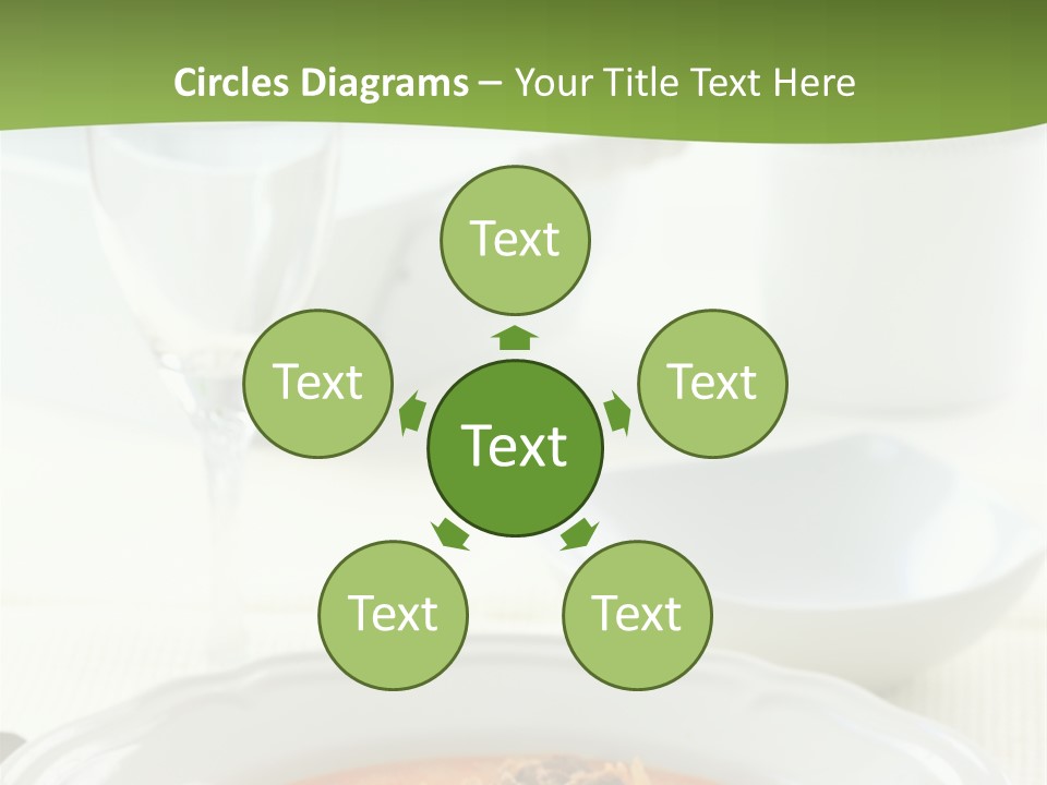 A Bowl Of Soup On A Table With A Glass Of Water PowerPoint Template