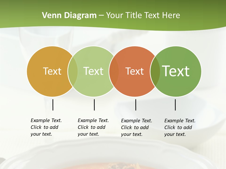 A Bowl Of Soup On A Table With A Glass Of Water PowerPoint Template