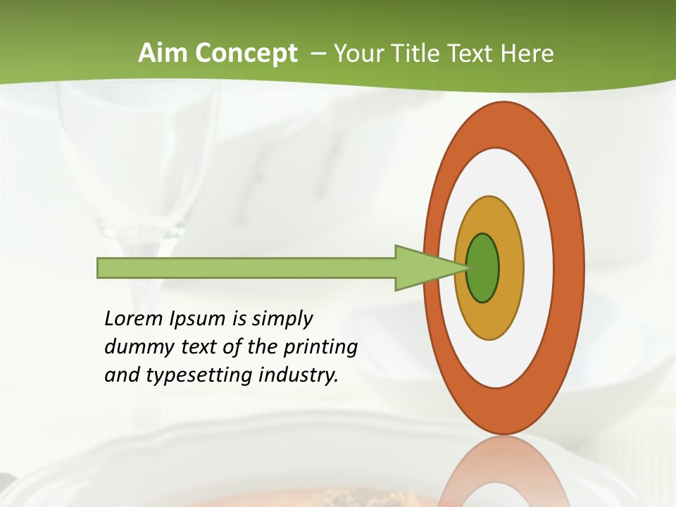 A Bowl Of Soup On A Table With A Glass Of Water PowerPoint Template