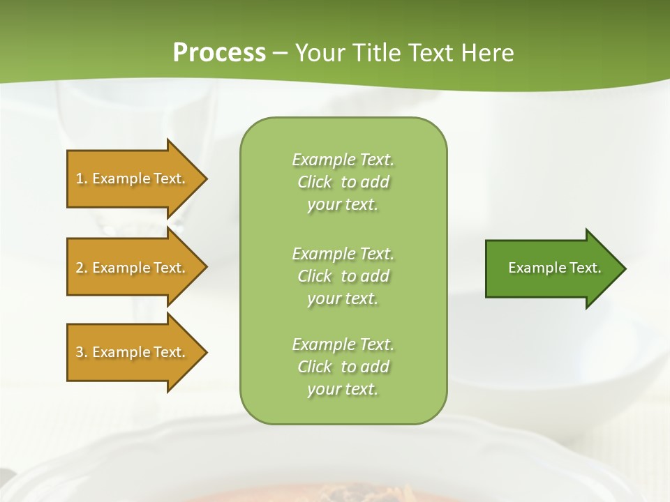 A Bowl Of Soup On A Table With A Glass Of Water PowerPoint Template