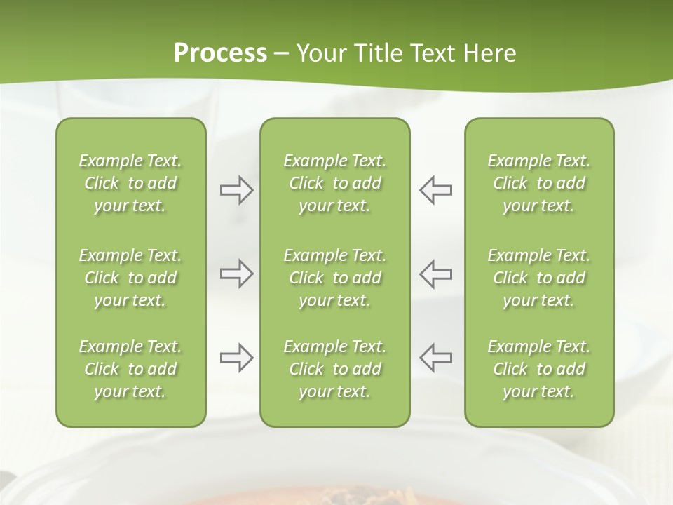 A Bowl Of Soup On A Table With A Glass Of Water PowerPoint Template