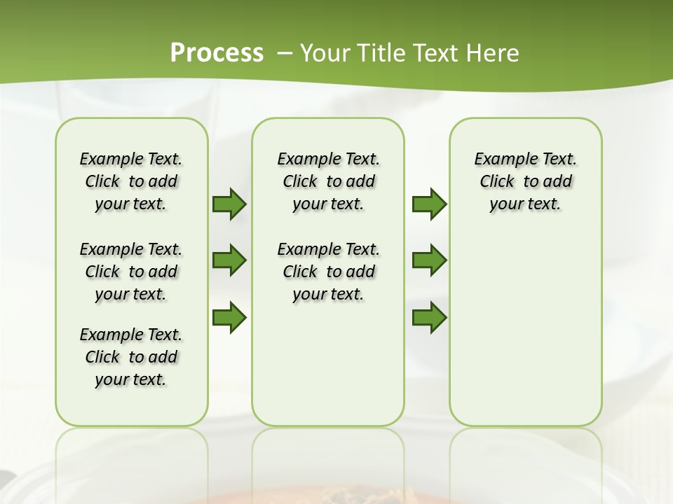 A Bowl Of Soup On A Table With A Glass Of Water PowerPoint Template