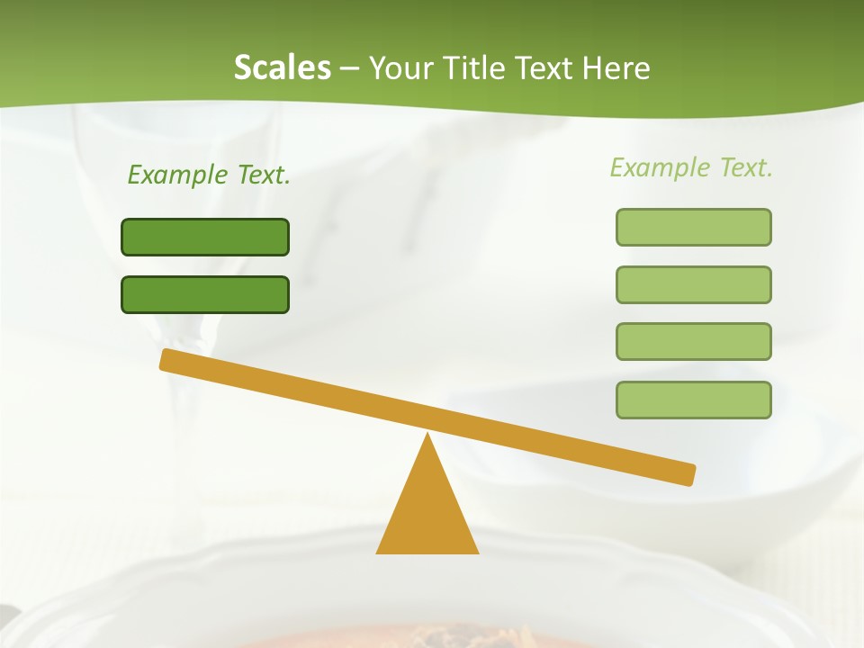A Bowl Of Soup On A Table With A Glass Of Water PowerPoint Template
