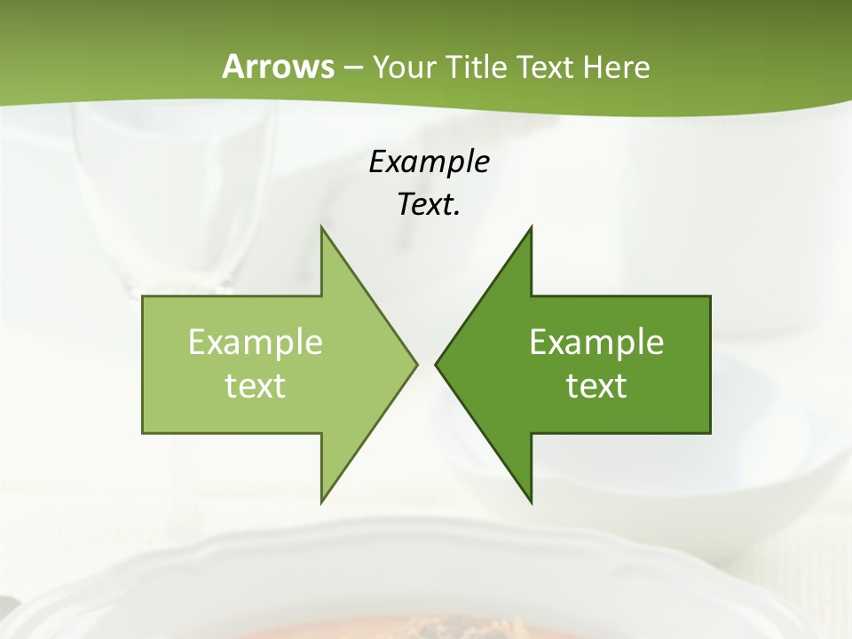 A Bowl Of Soup On A Table With A Glass Of Water PowerPoint Template