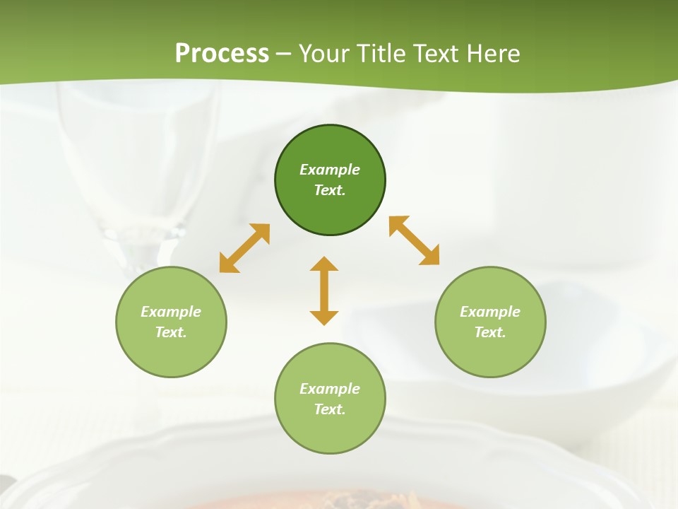 A Bowl Of Soup On A Table With A Glass Of Water PowerPoint Template