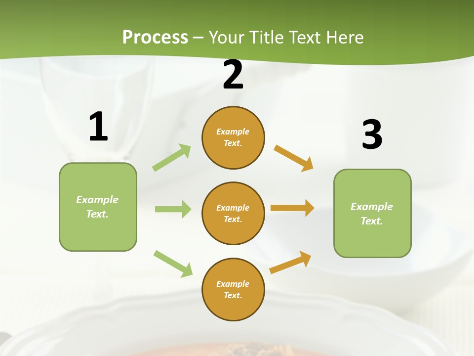 A Bowl Of Soup On A Table With A Glass Of Water PowerPoint Template