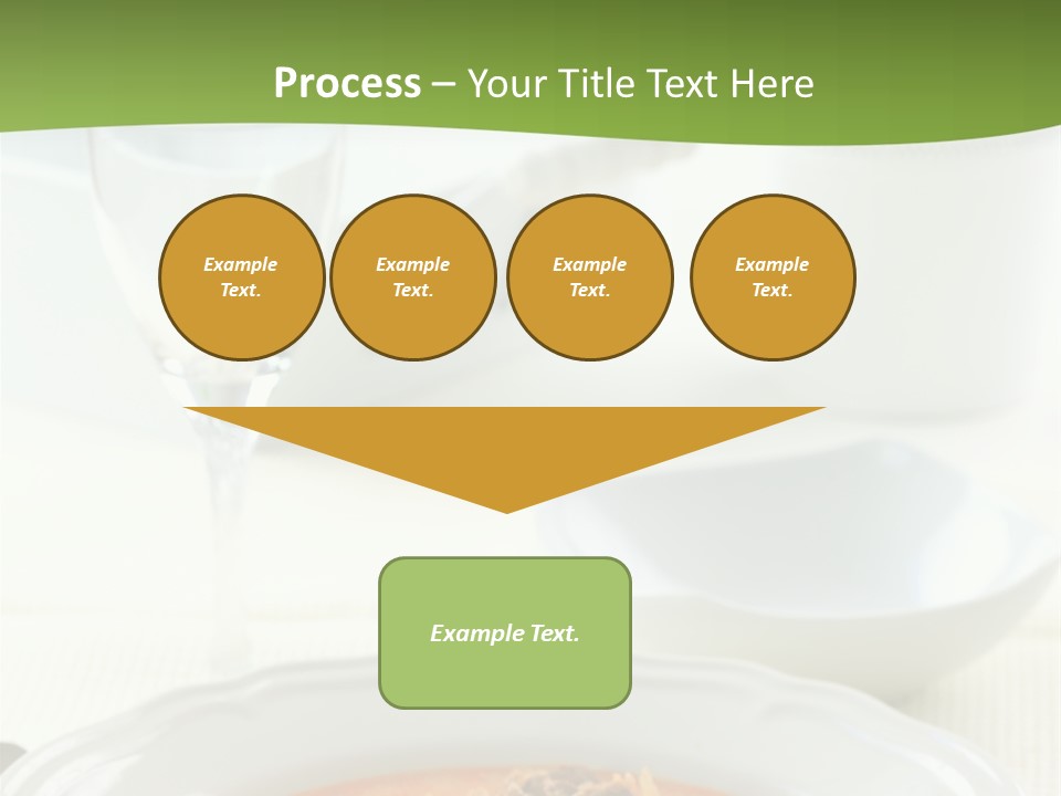 A Bowl Of Soup On A Table With A Glass Of Water PowerPoint Template