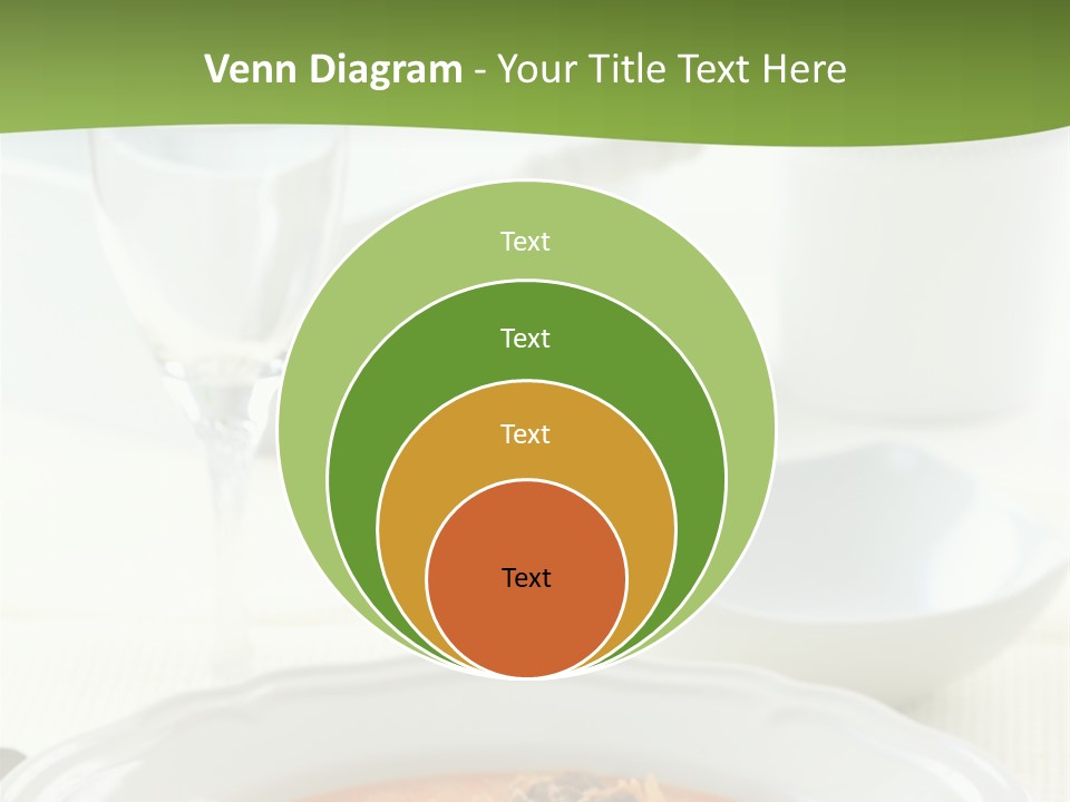 A Bowl Of Soup On A Table With A Glass Of Water PowerPoint Template
