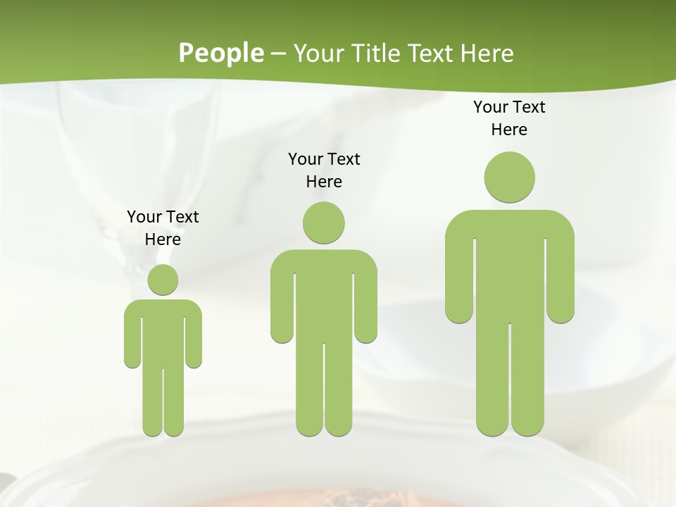 A Bowl Of Soup On A Table With A Glass Of Water PowerPoint Template