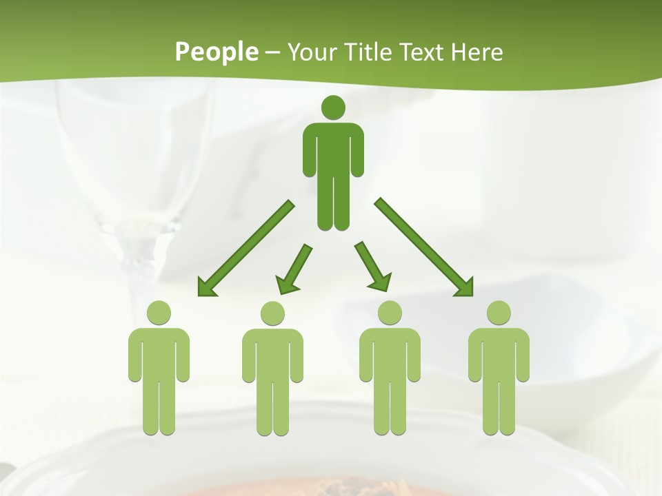 A Bowl Of Soup On A Table With A Glass Of Water PowerPoint Template