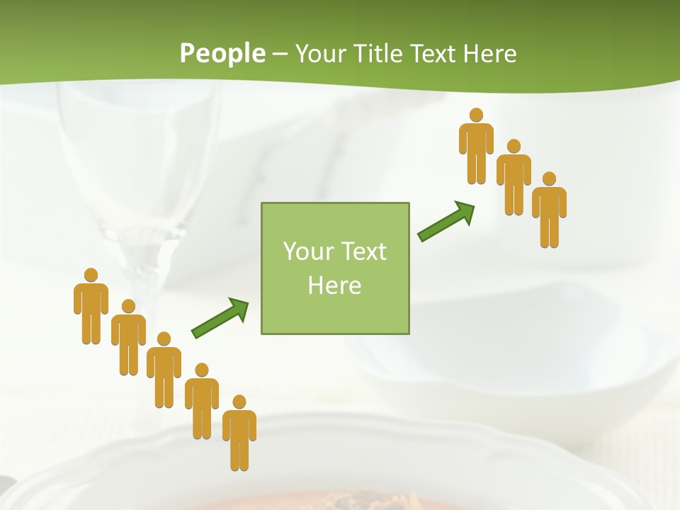 A Bowl Of Soup On A Table With A Glass Of Water PowerPoint Template