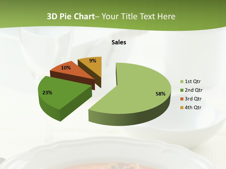 A Bowl Of Soup On A Table With A Glass Of Water PowerPoint Template