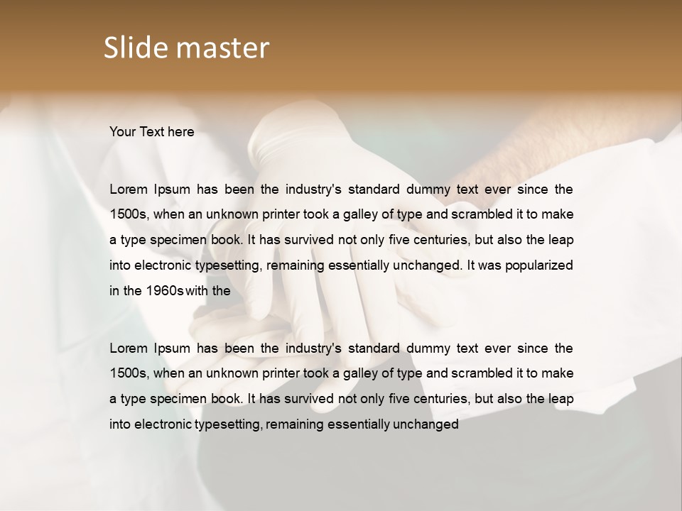 Deal Group Surgeon PowerPoint Template