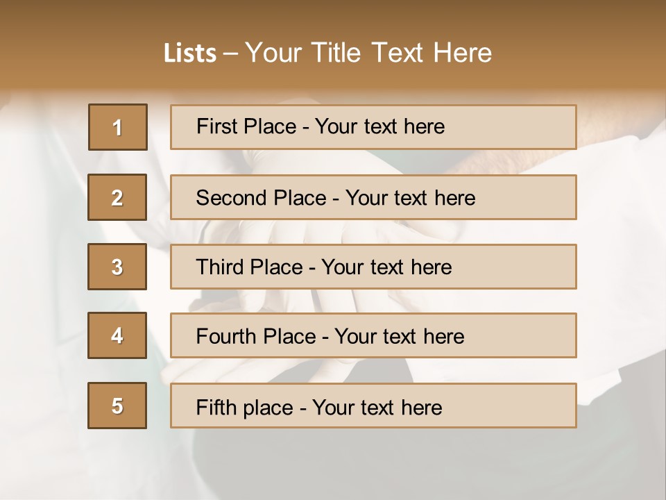 Deal Group Surgeon PowerPoint Template