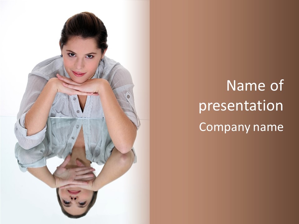 Arty Woman Studio PowerPoint Template