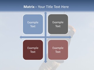 A Man On The Beach Holding A Fishing Rod PowerPoint Template