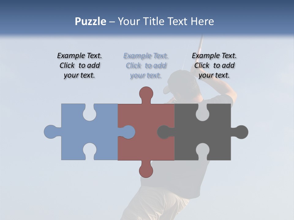 A Man On The Beach Holding A Fishing Rod PowerPoint Template