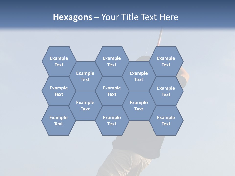 A Man On The Beach Holding A Fishing Rod PowerPoint Template