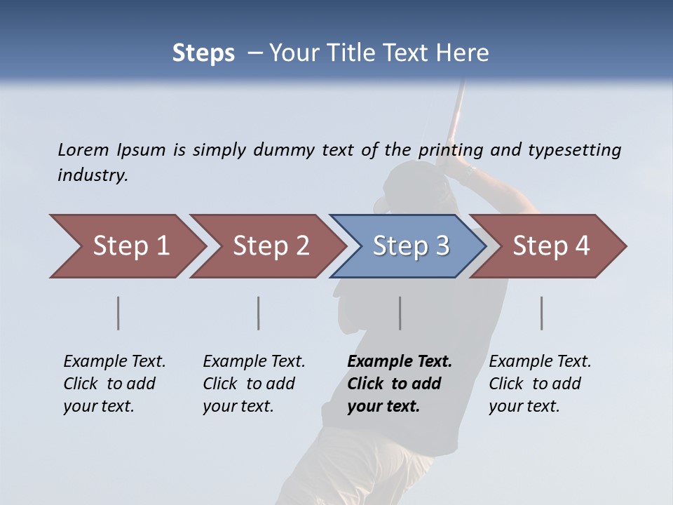 A Man On The Beach Holding A Fishing Rod PowerPoint Template